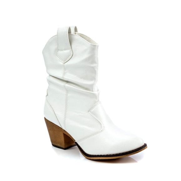 Charles Albert NWT Women's Modern Western Cowboy Distressed Boot Size 9M - Picture 3 of 6